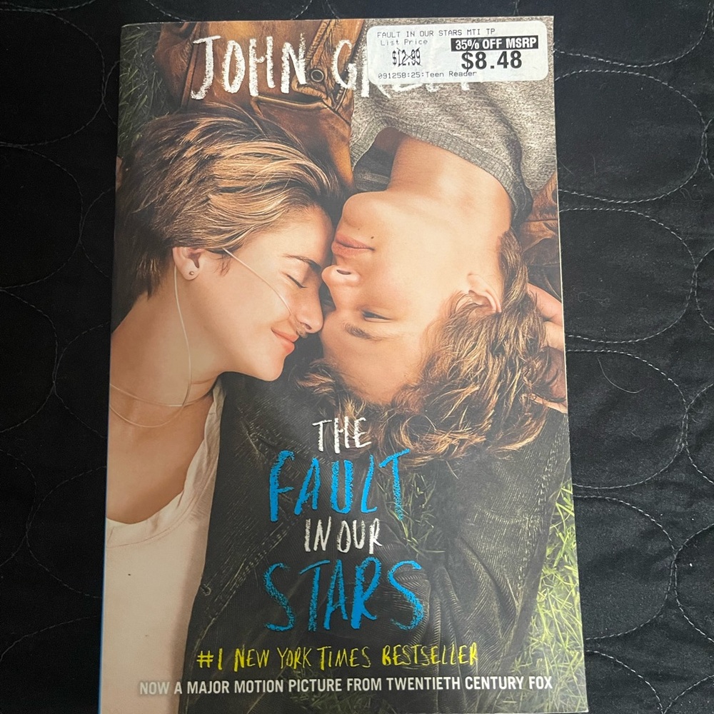 Fault in our stars book like new